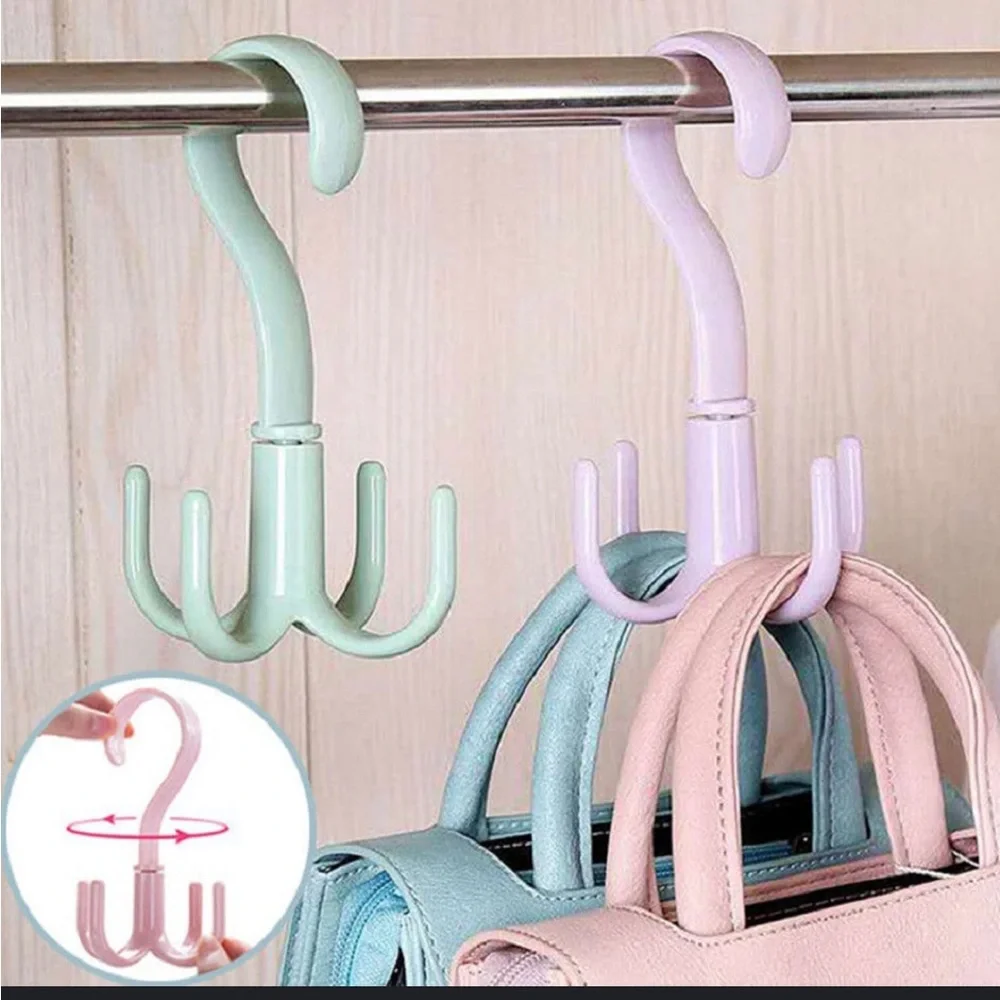 360° Rotating Hanger Hook Beige NIP